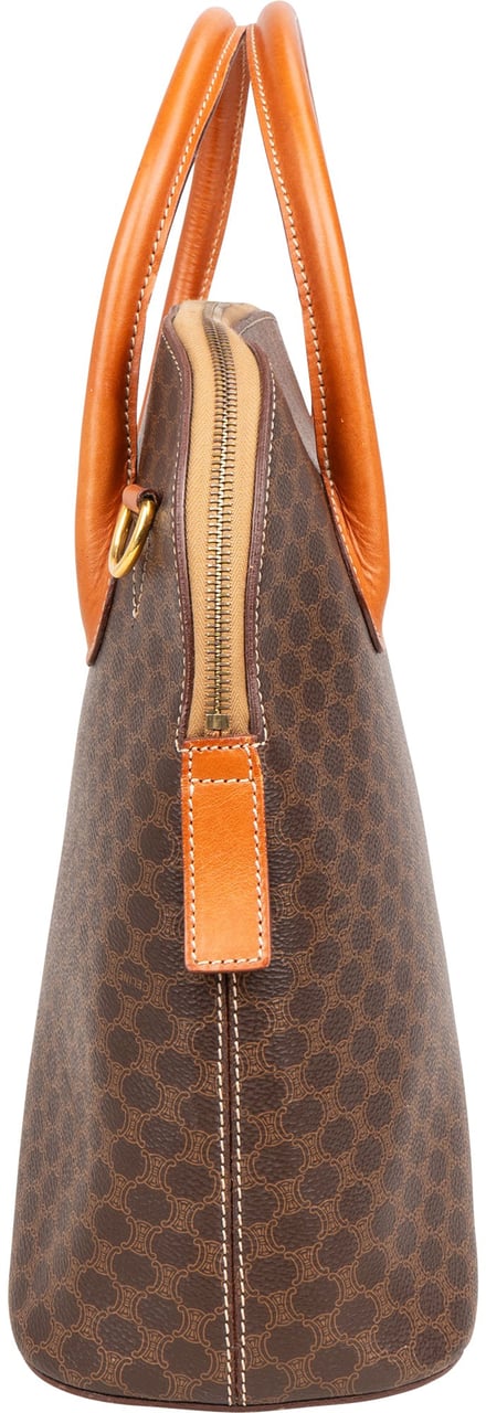 Celine Celine Maccadam Monogram Handbag Bruin