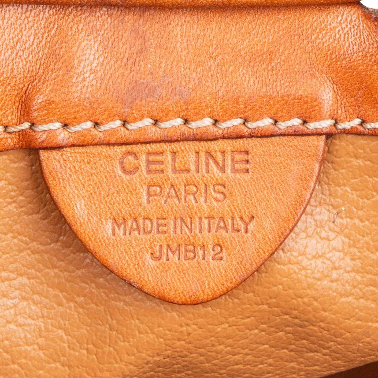 Celine Celine Maccadam Monogram Bucket Shoulder Bag Bruin