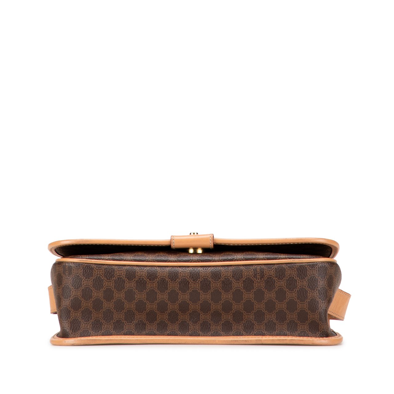 Celine Macadam Coated Canvas Crossbody Bruin
