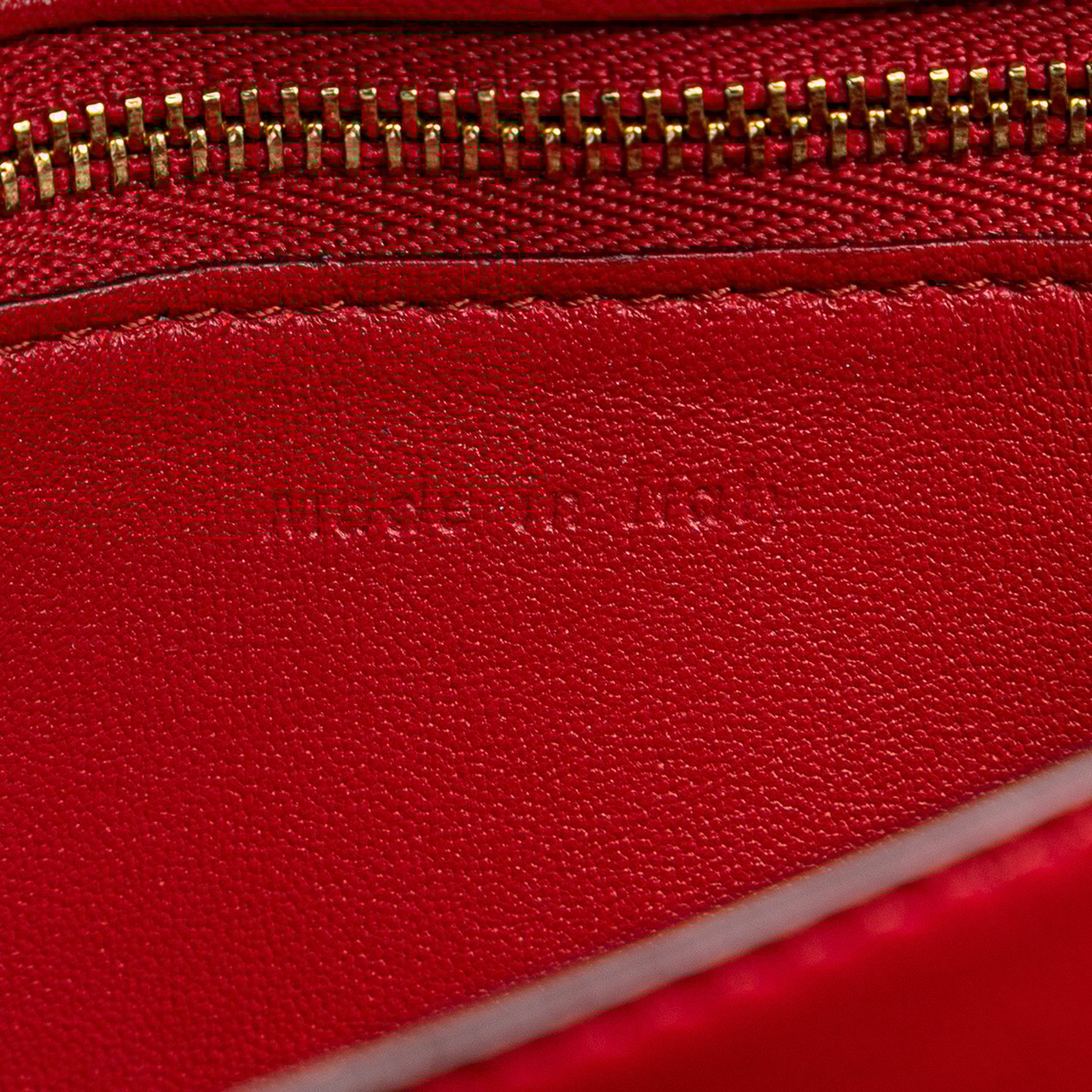 Celine Small Calfskin Classic Box Rood