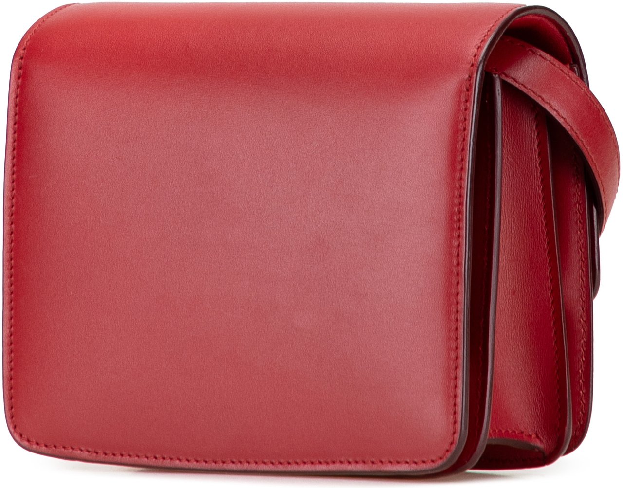 Celine Small Calfskin Classic Box Rood