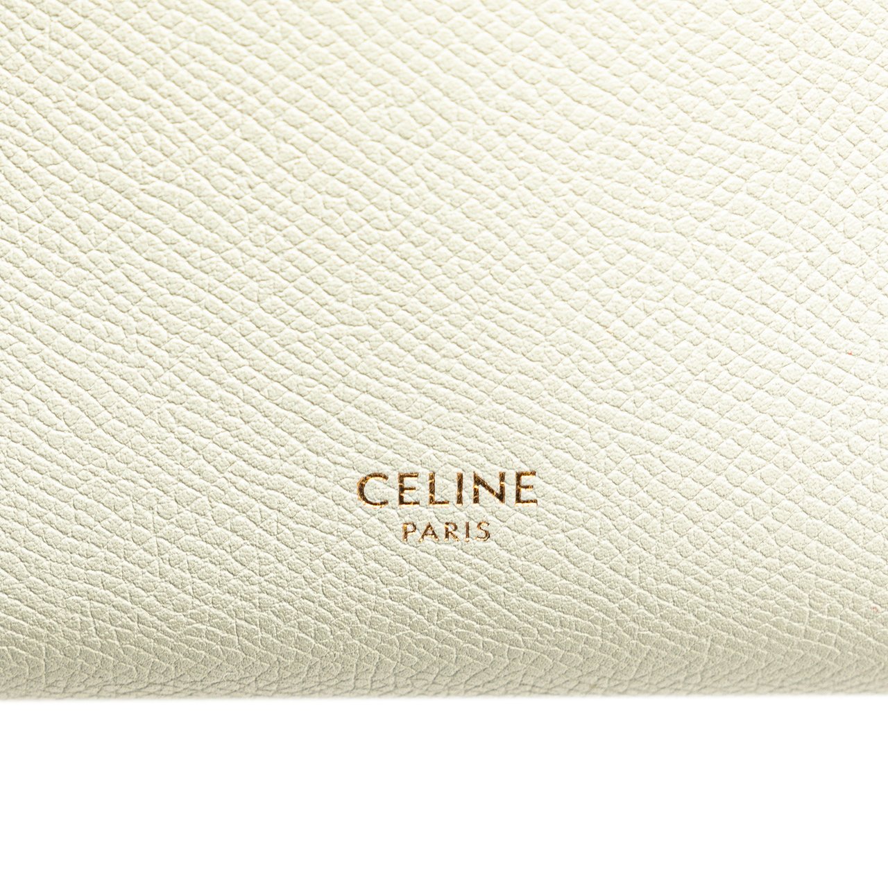 Celine Nano Grained Calfskin Belt Bag Wit