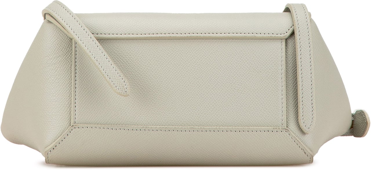 Celine Nano Grained Calfskin Belt Bag Wit