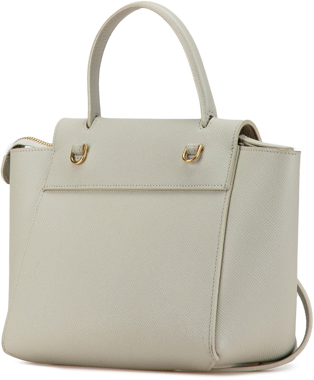 Celine Nano Grained Calfskin Belt Bag Wit