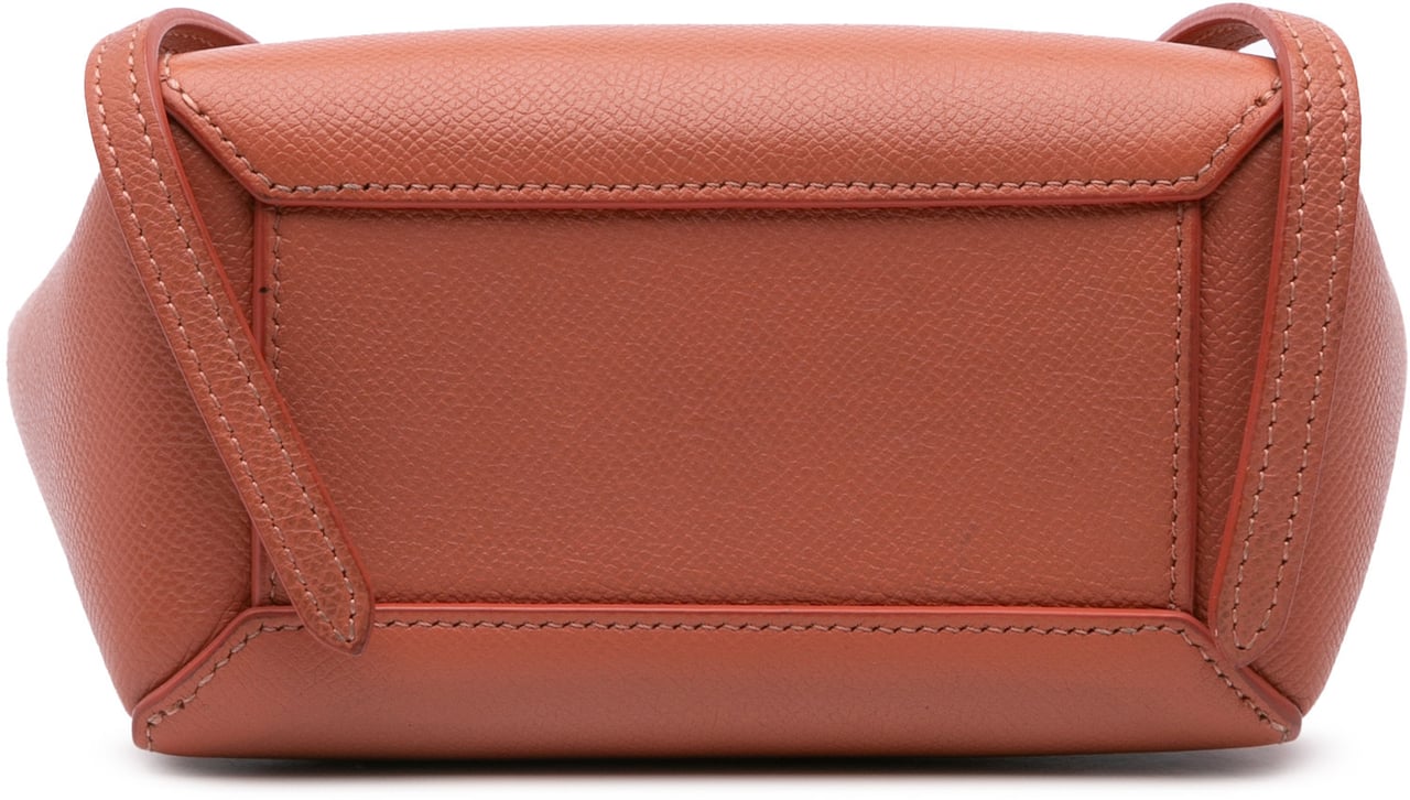 Celine Pico Grained Calfskin Belt Bag Oranje