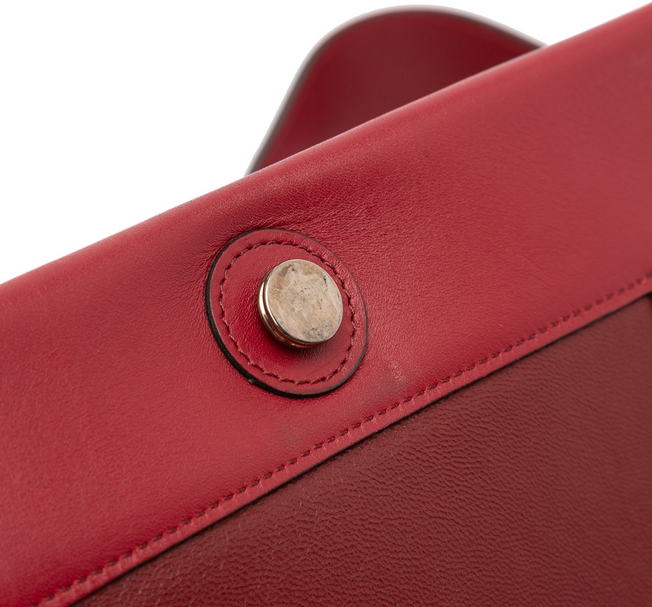 Celine Medium Shiny Smooth Calfskin Frame Shoulder Bag Rood