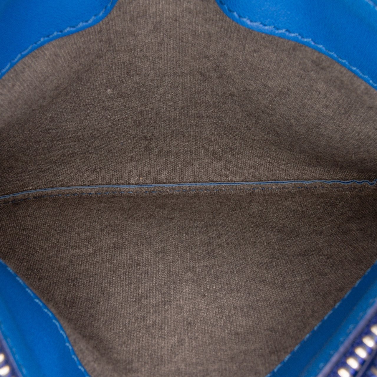 Celine Small Lambskin Trio Crossbody Blauw