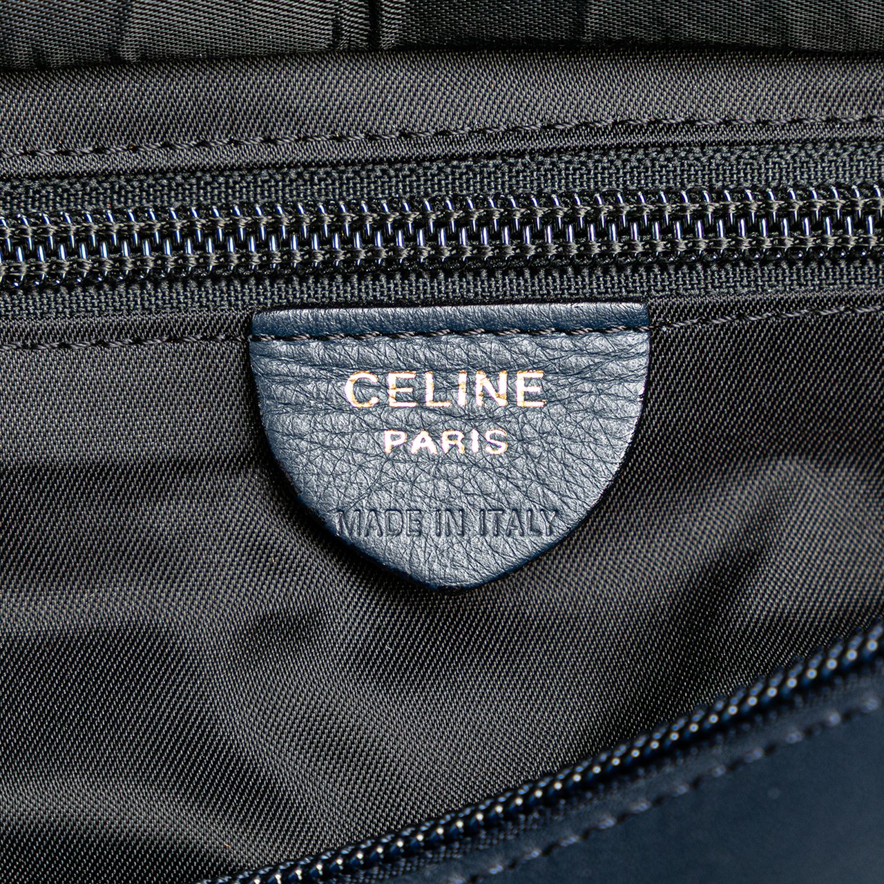 Celine Nylon Handbag Blauw