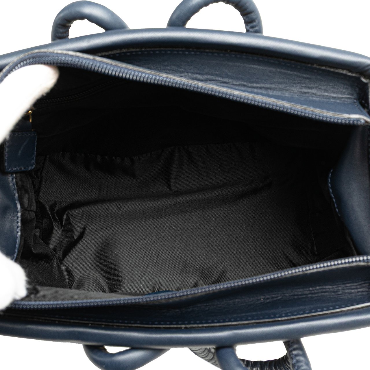 Celine Nylon Handbag Blauw