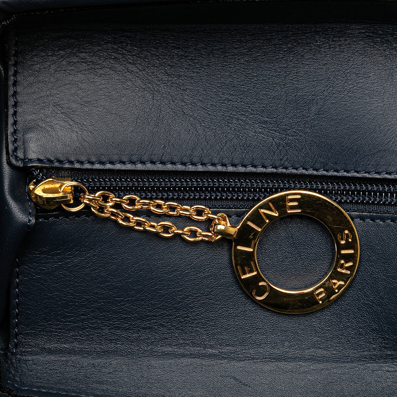 Celine Nylon Handbag Blauw