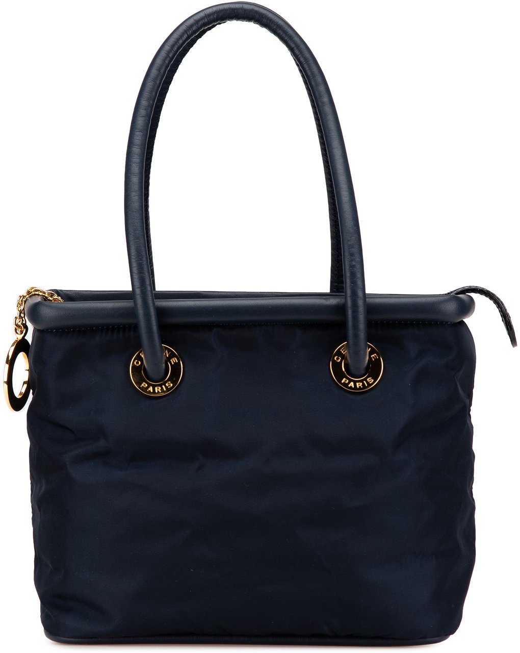 Celine Nylon Handbag Blauw