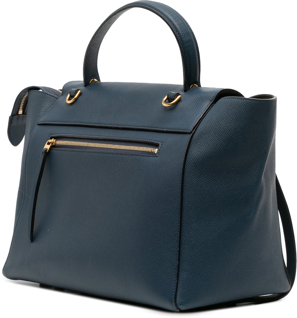 Celine Mini Grained Calfskin Belt Bag Blauw