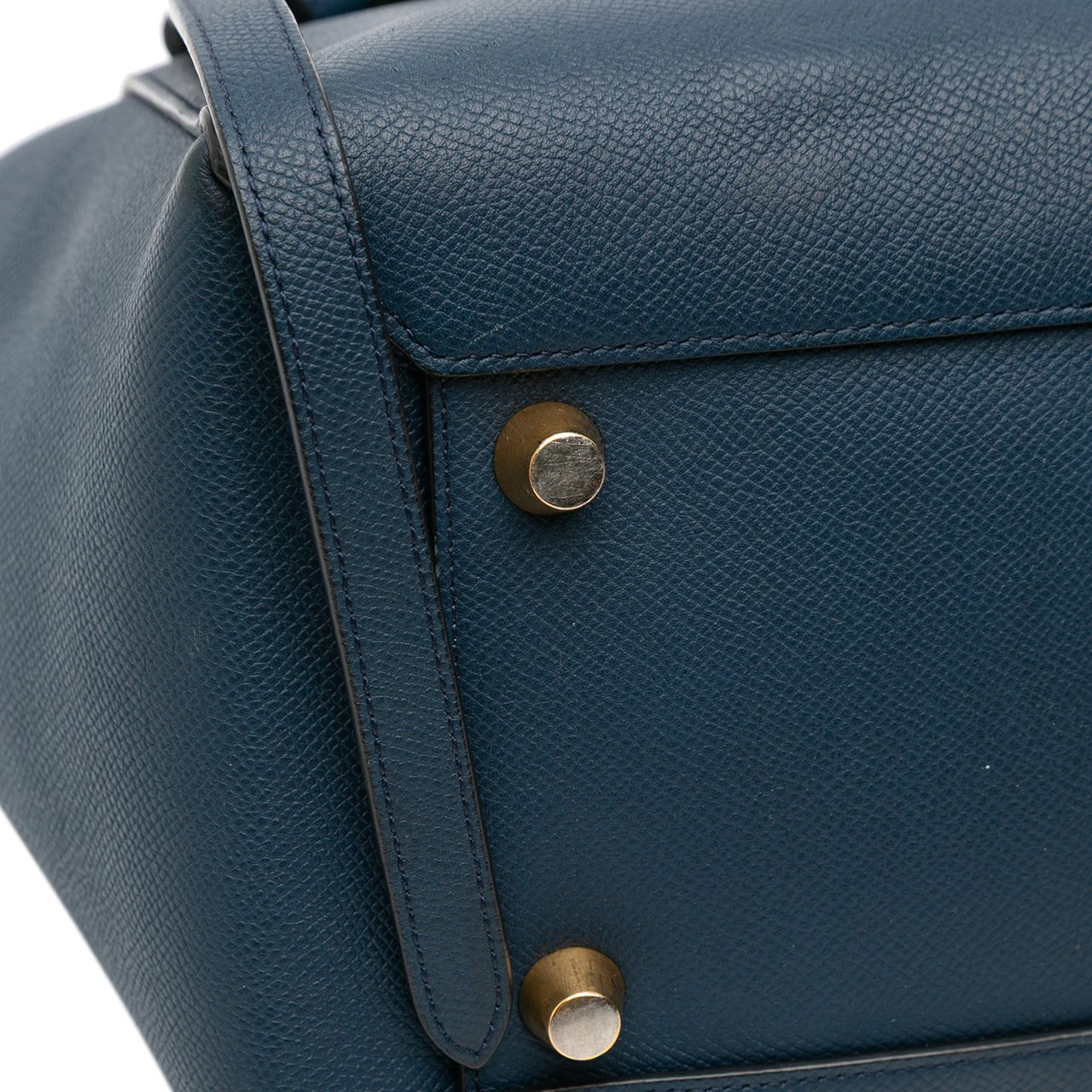 Celine Mini Grained Calfskin Belt Bag Blauw