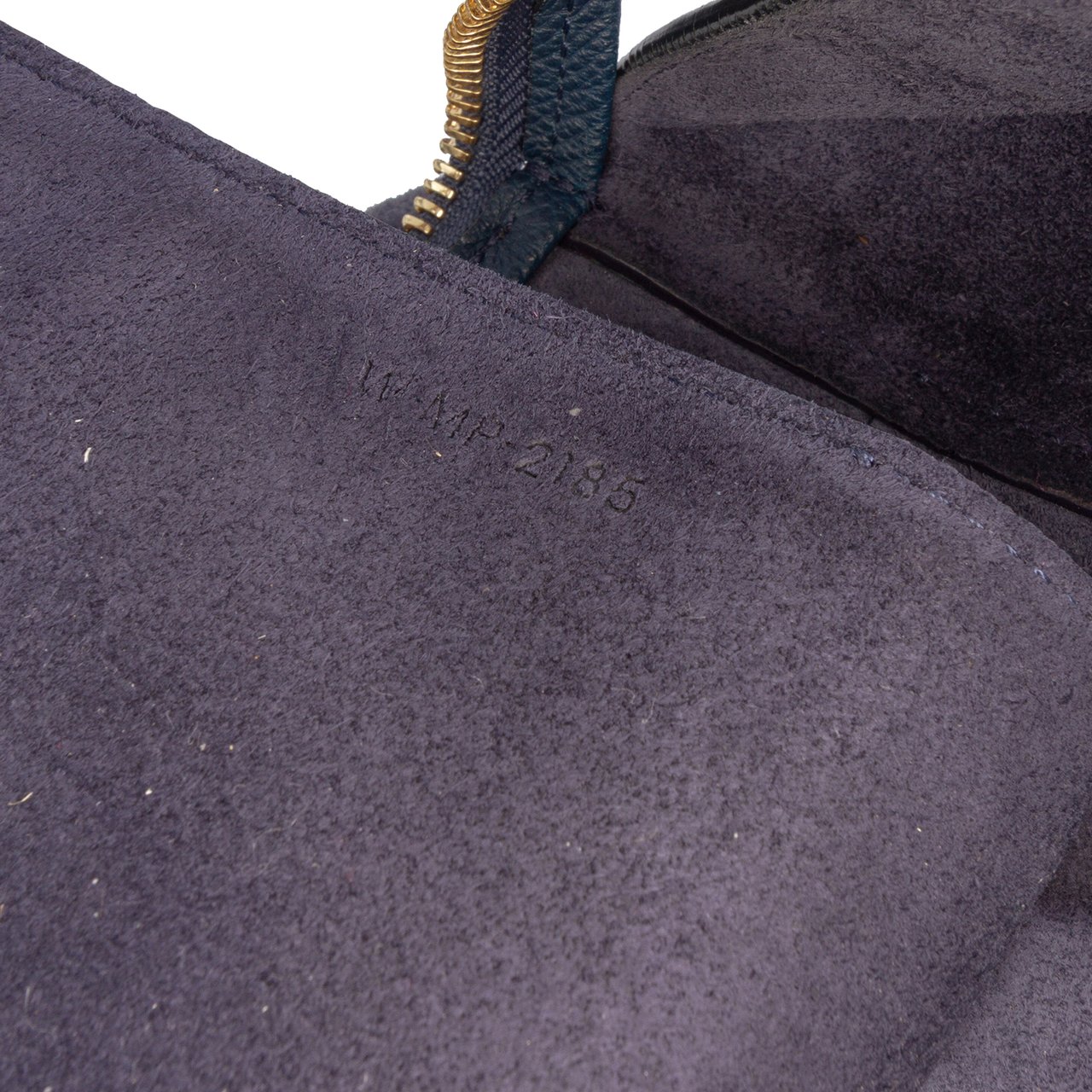 Celine Mini Grained Calfskin Belt Bag Blauw