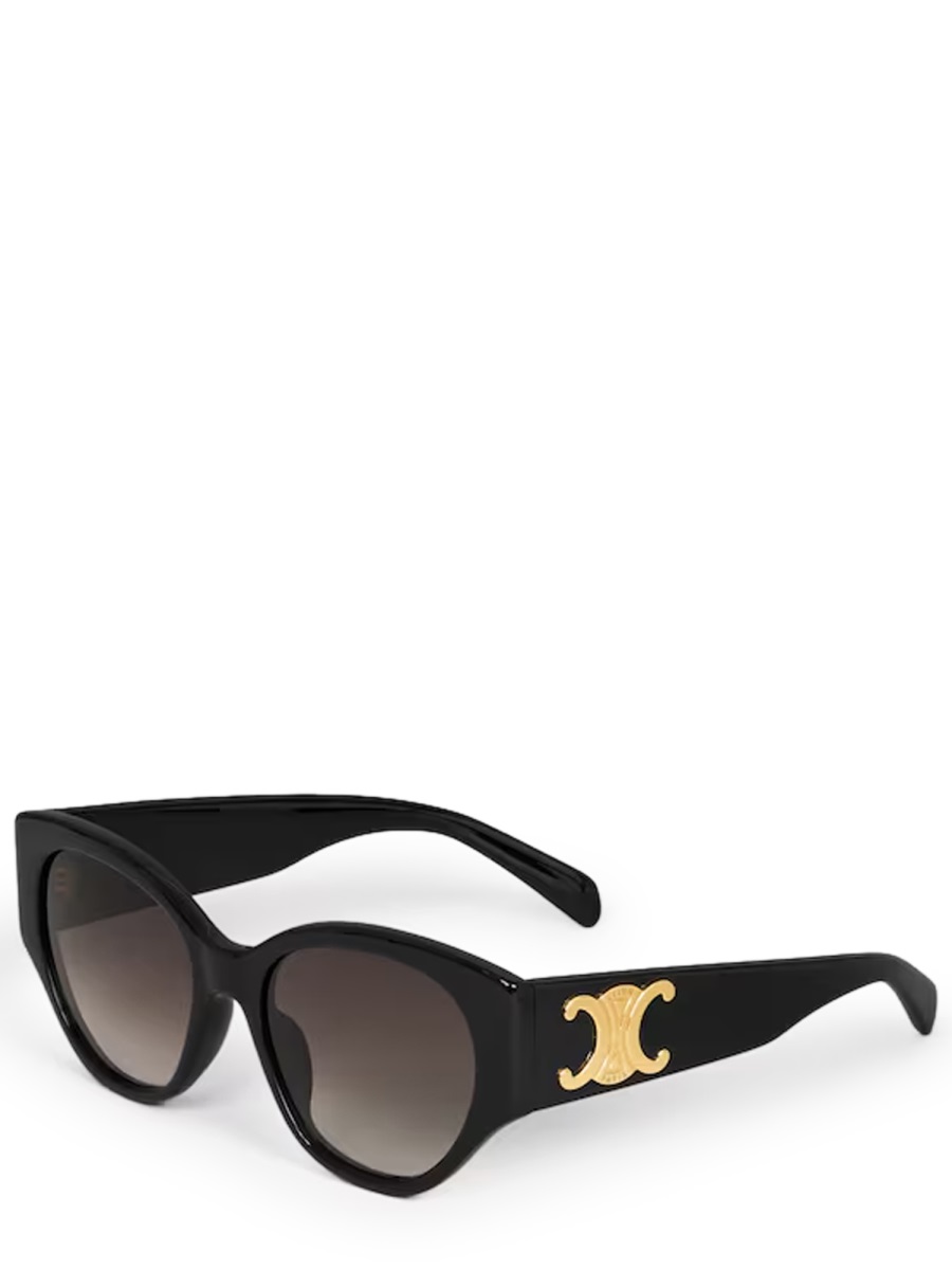 Celine Black Triomphe Xl Acetate Sunglasses Zwart