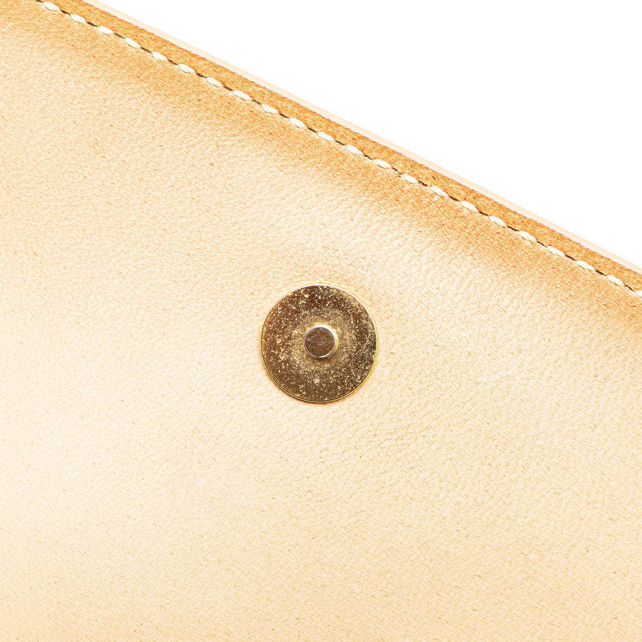 Celine C Macadam Leather Pochette Bruin