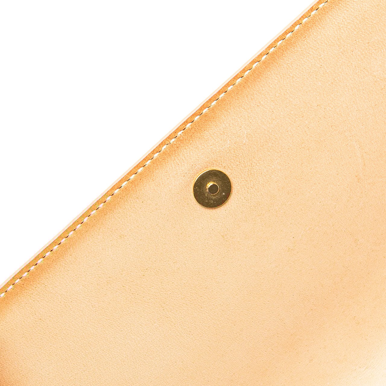 Celine C Macadam Leather Pochette Bruin