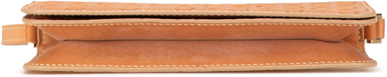 Celine C Macadam Leather Pochette Bruin