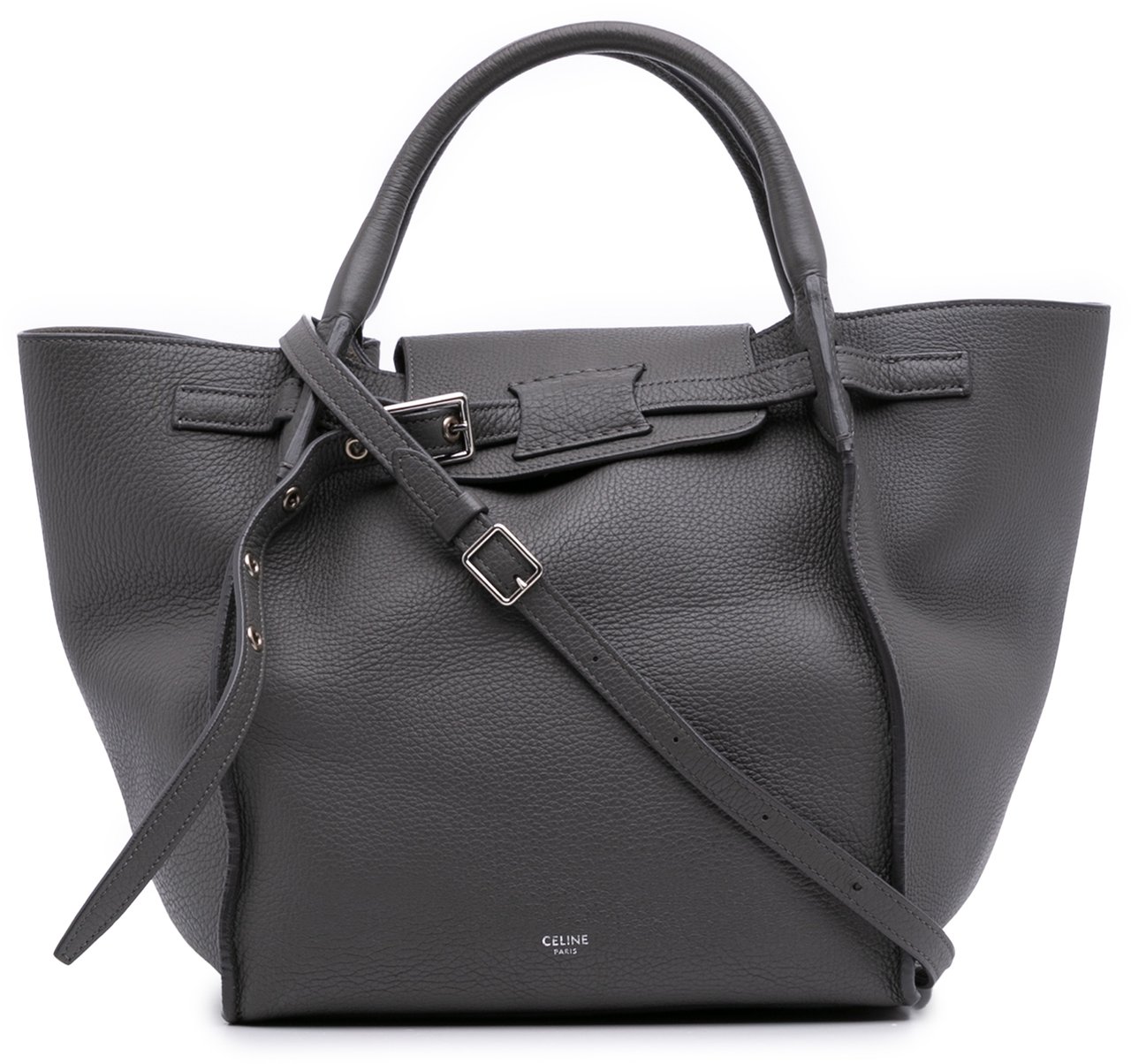 Celine Small Grained Calfskin Big Bag Grijs