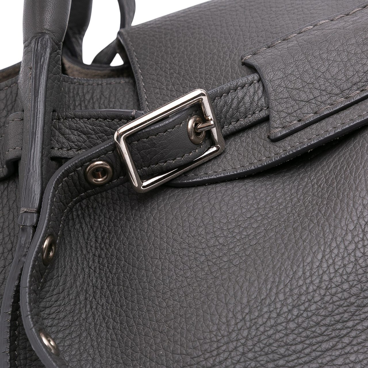 Celine Small Grained Calfskin Big Bag Grijs