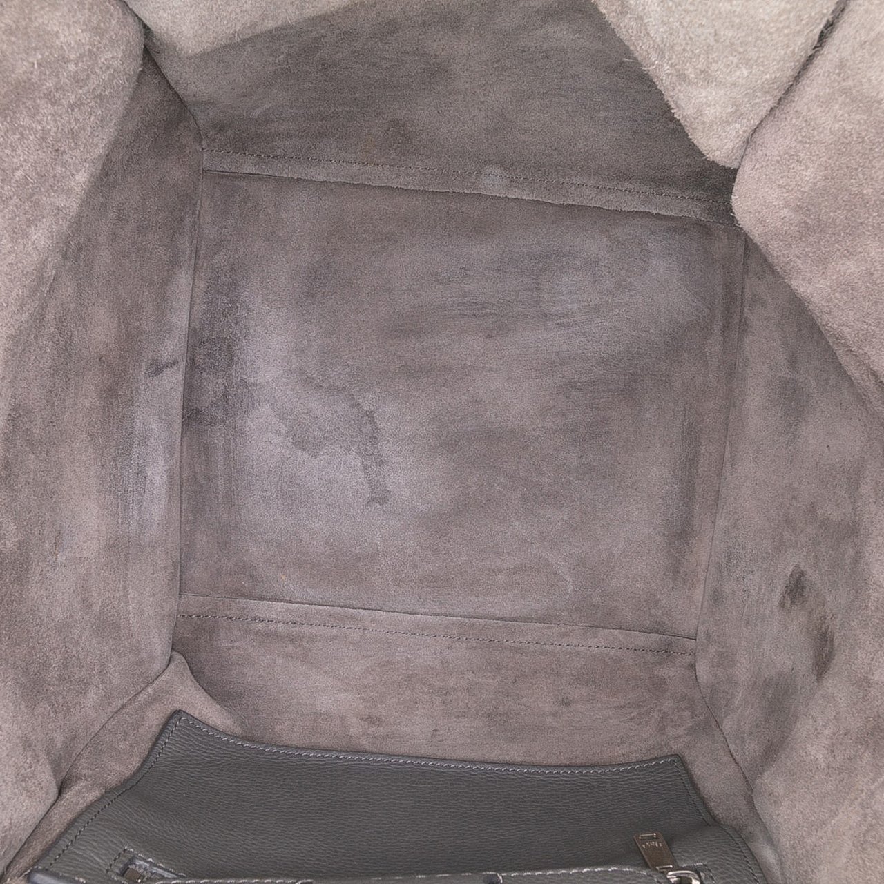 Celine Small Grained Calfskin Big Bag Grijs