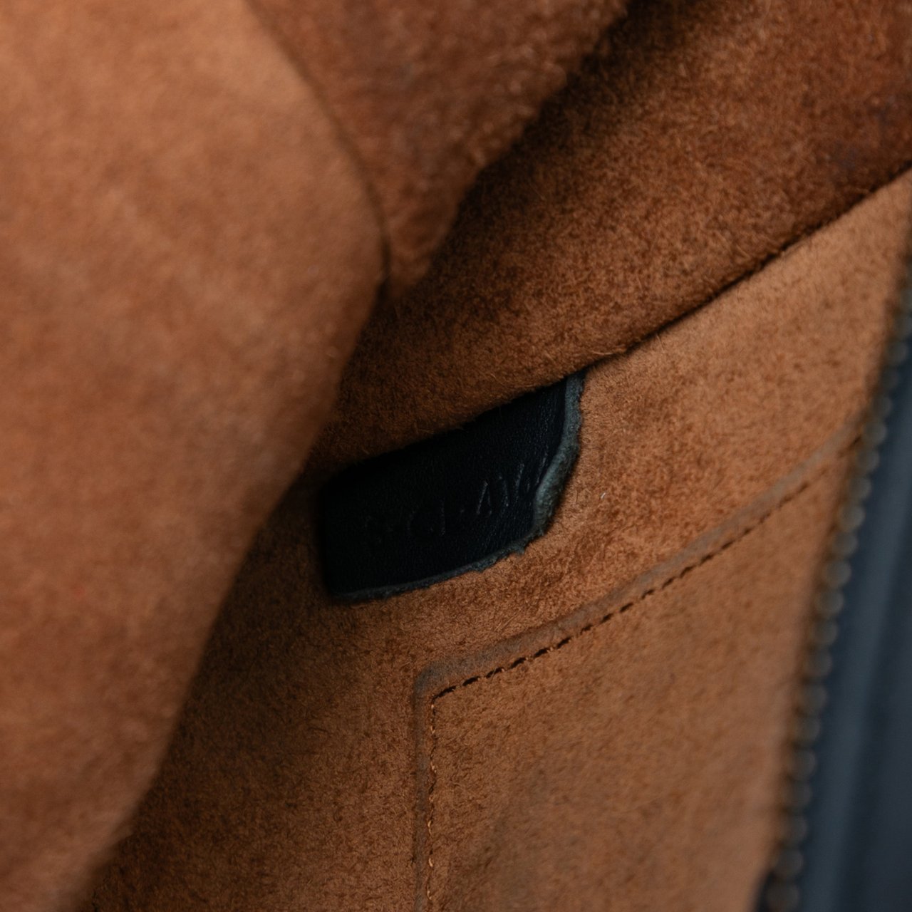 Celine Nano Tricolor Leather Luggage Tote Oranje