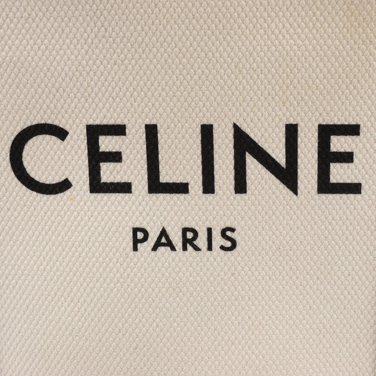 Celine Celine Vertical Mini Hippopotamus Canvas x Leather 2Way Handbag Beige x Brown Divers