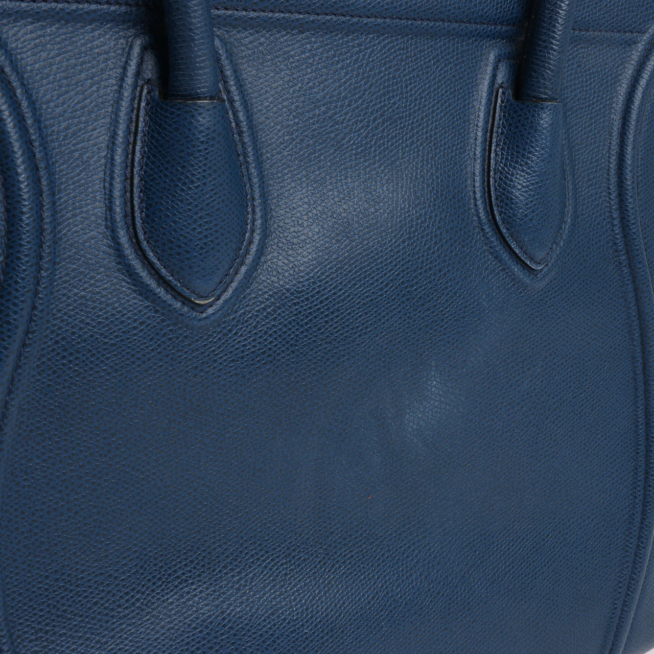Celine CELINE Luggage Phantom Medium Grained Leather Handbag in Navy Blue (Marketplaces) Navy