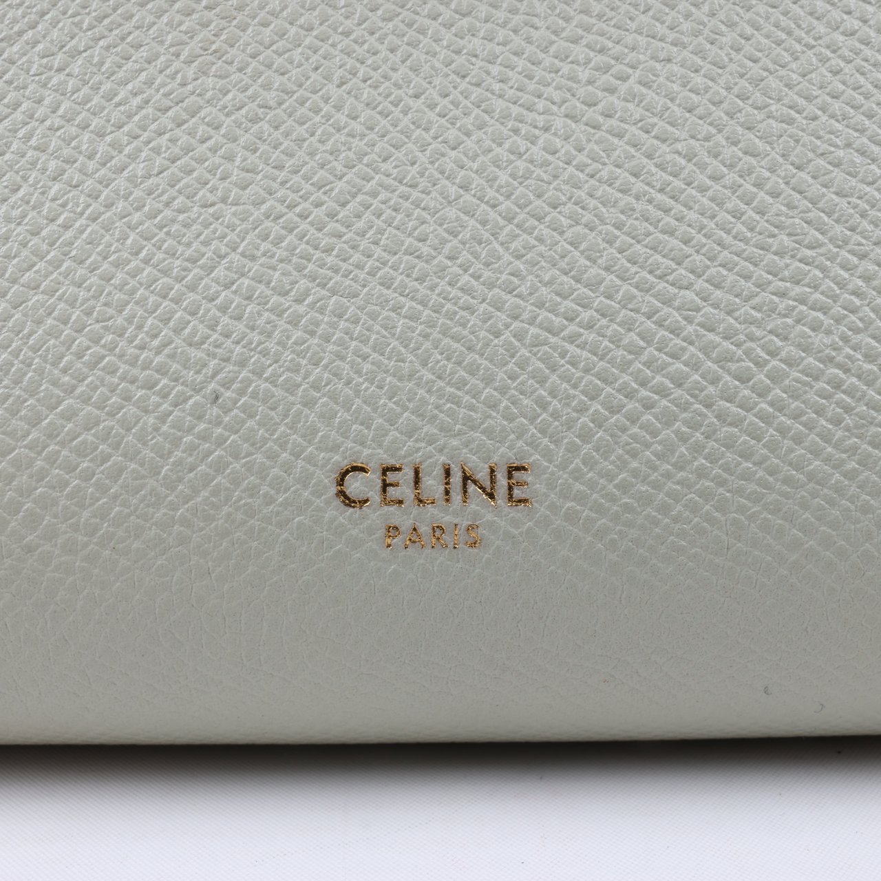 Celine CELINE Belt Bag Grained Calfskin Nano 2Way Handbag in Mint (Marketplaces) Groen