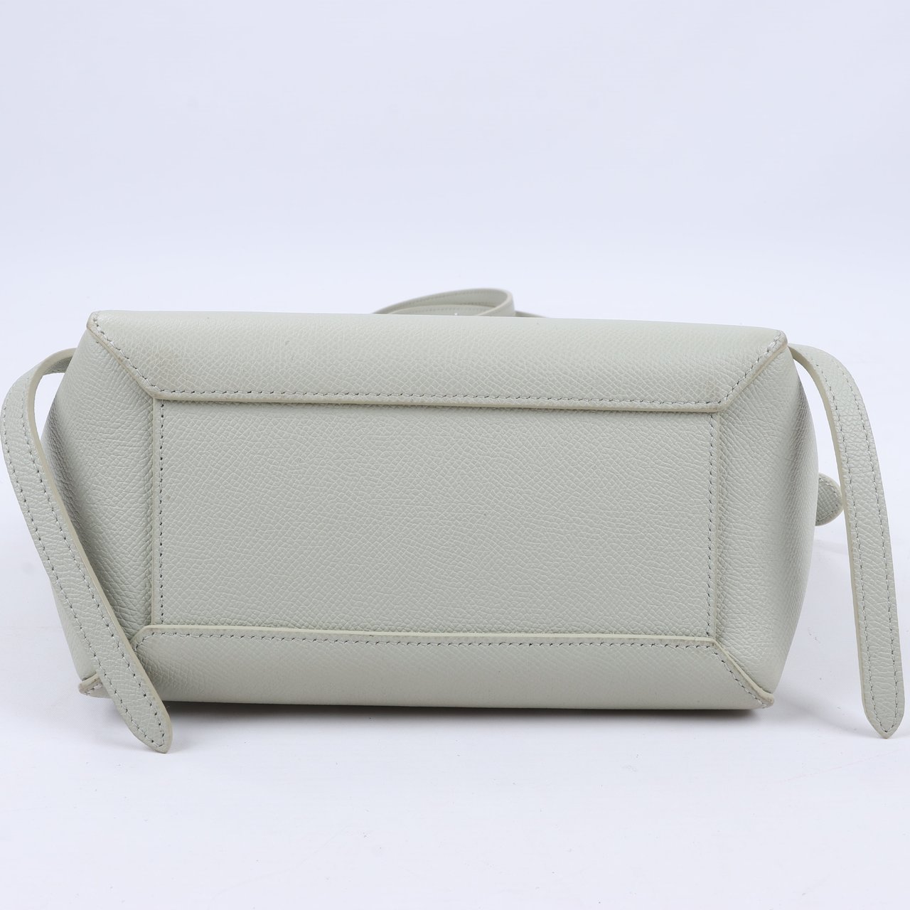 Celine CELINE Belt Bag Grained Calfskin Nano 2Way Handbag in Mint (Marketplaces) Groen