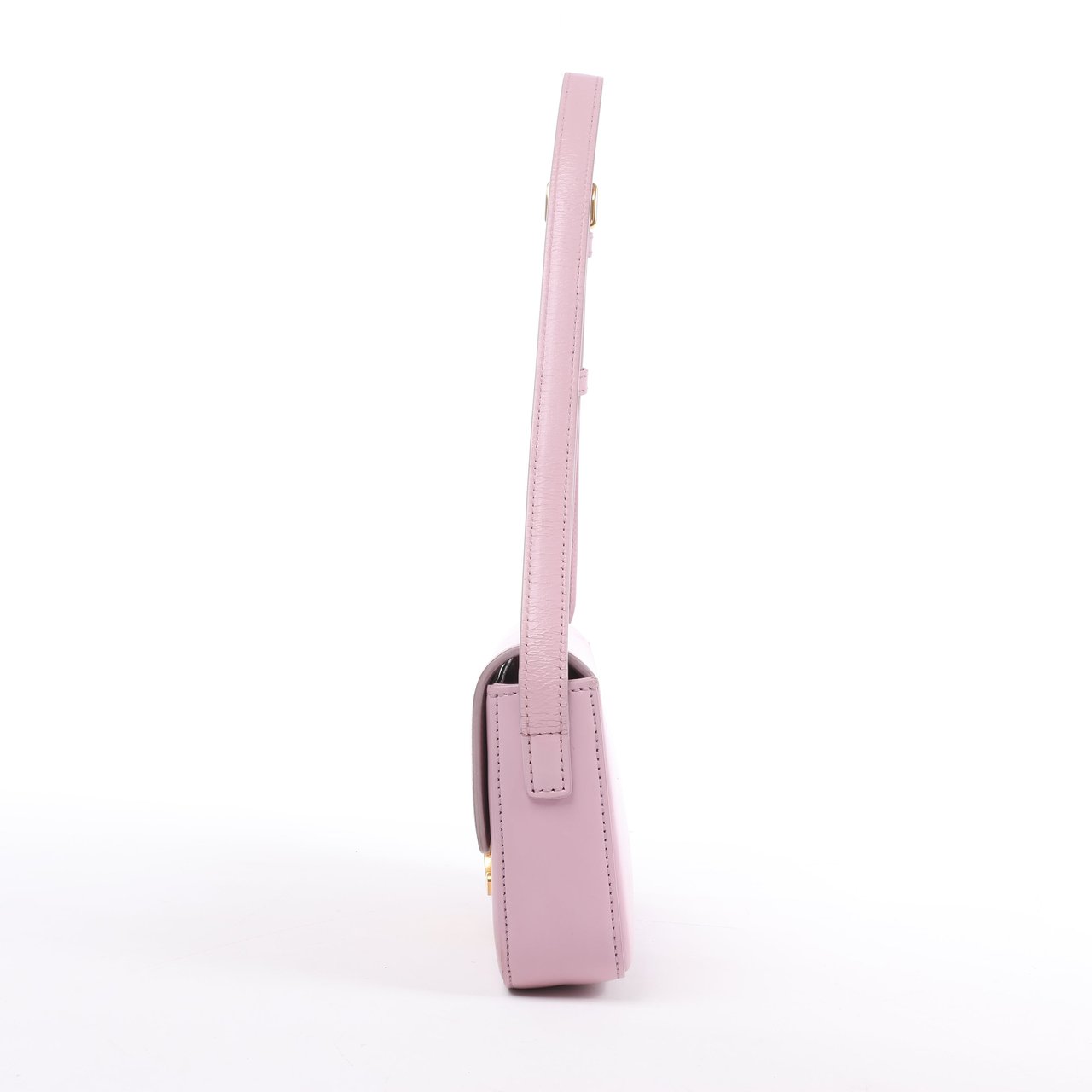 Celine Celine Triomphe Smooth Leather Small Shoulder Bag in Pink Roze