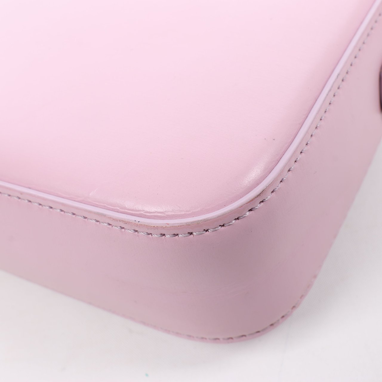 Celine Celine Triomphe Smooth Leather Small Shoulder Bag in Pink Roze