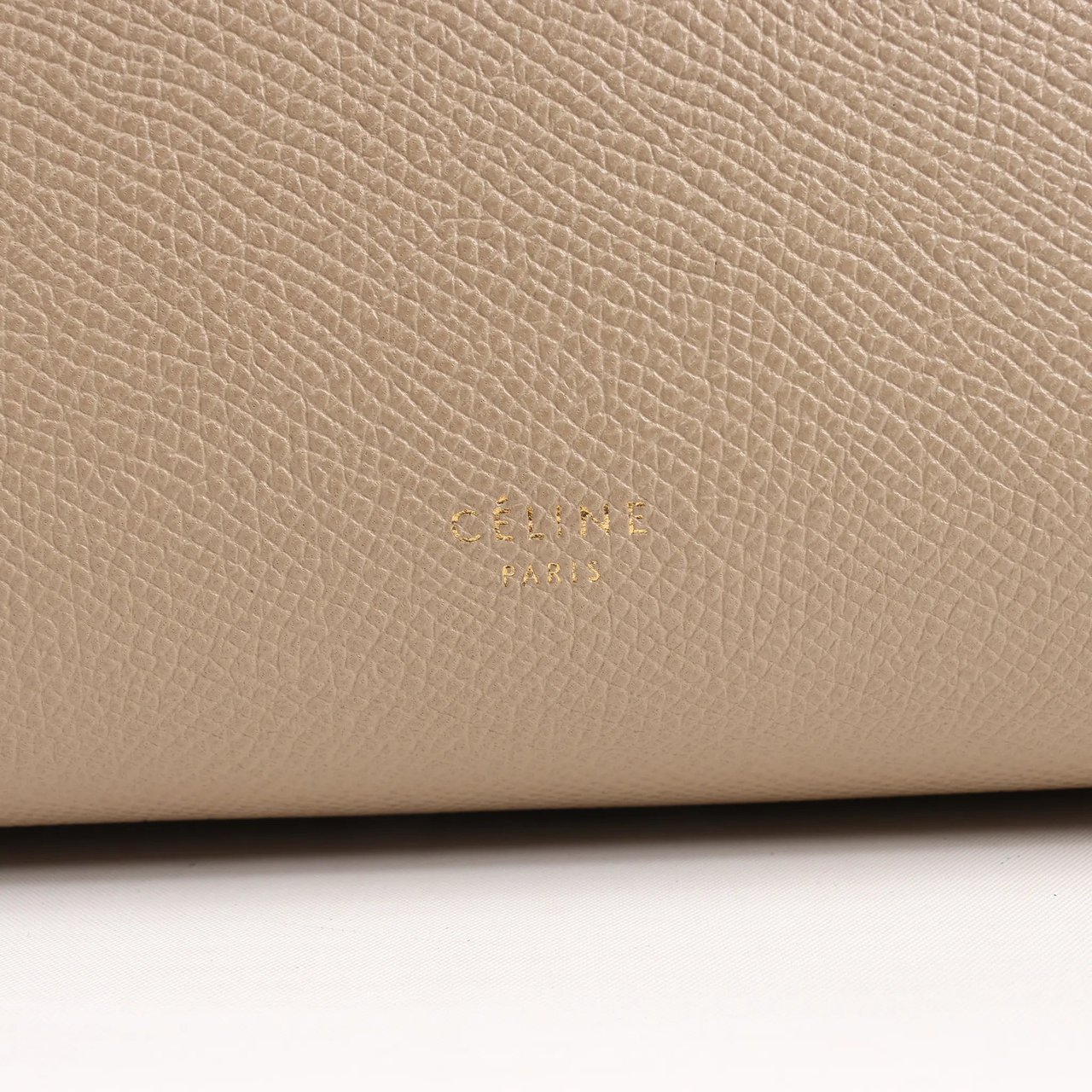 Celine Celine Belt Bag Mini Leather 2way Handbag in Beige Beige