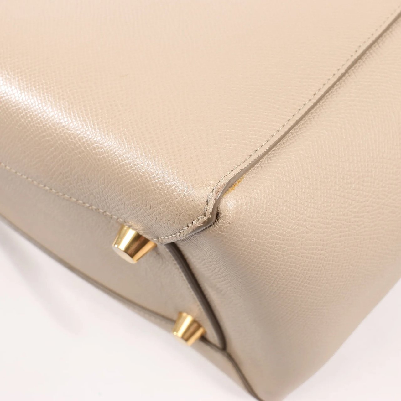 Celine Celine Belt Bag Mini Leather 2way Handbag in Beige Beige