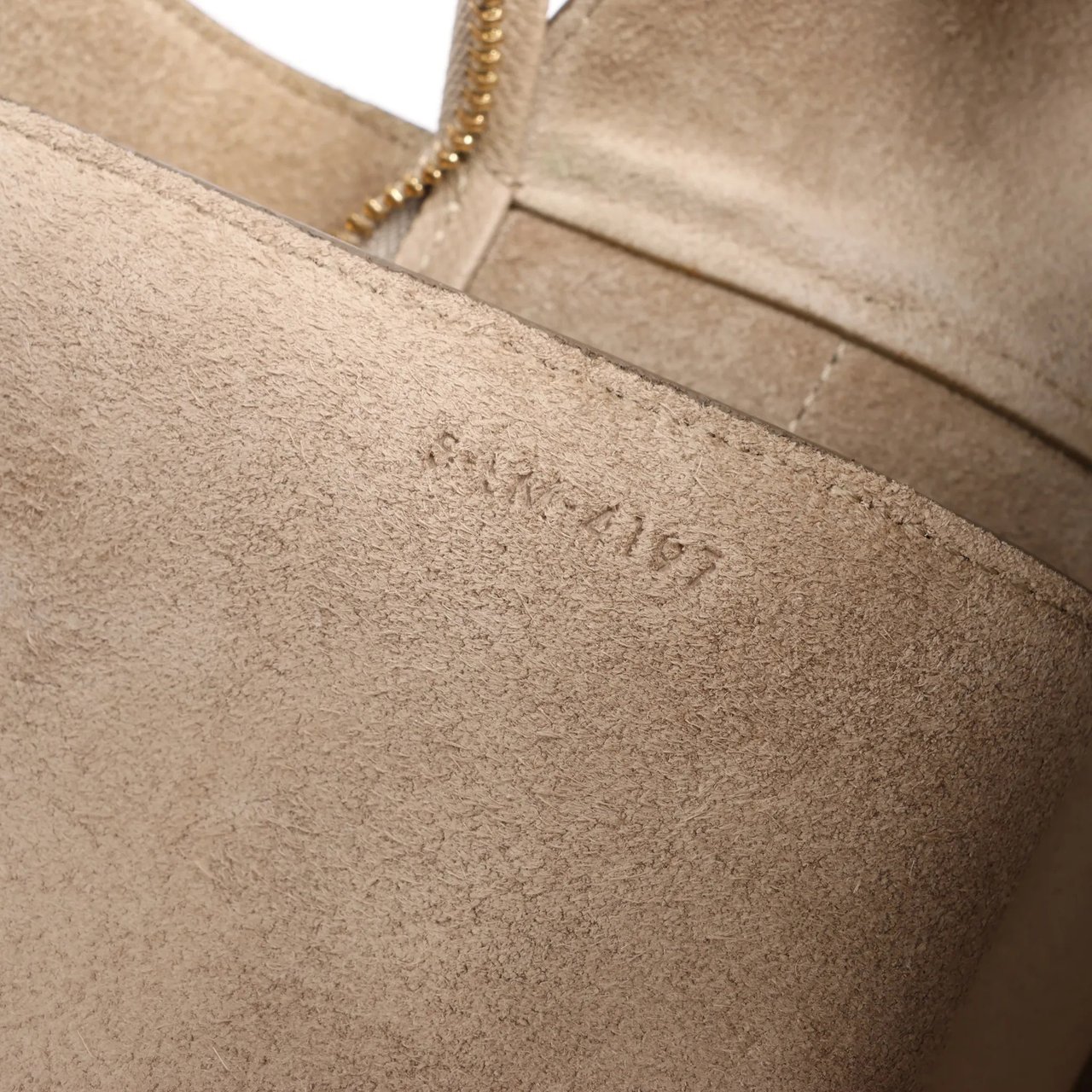 Celine Celine Belt Bag Mini Leather 2way Handbag in Beige Beige