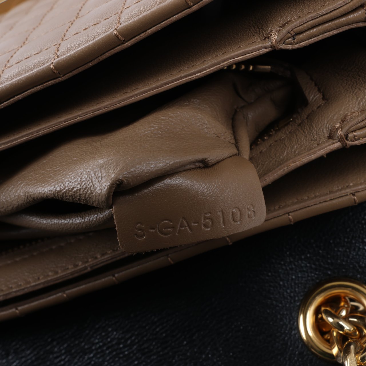 Celine Celine C Sées Medium Leather Chain Shoulder Bag Black × Brown (Marketplaces) Divers