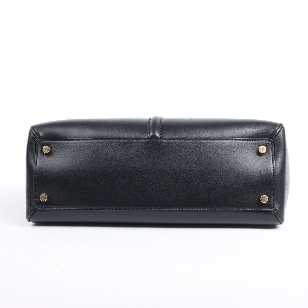 Celine Celine Sac 16 Smooth Leather Medium 2Way Handbag in Black Zwart