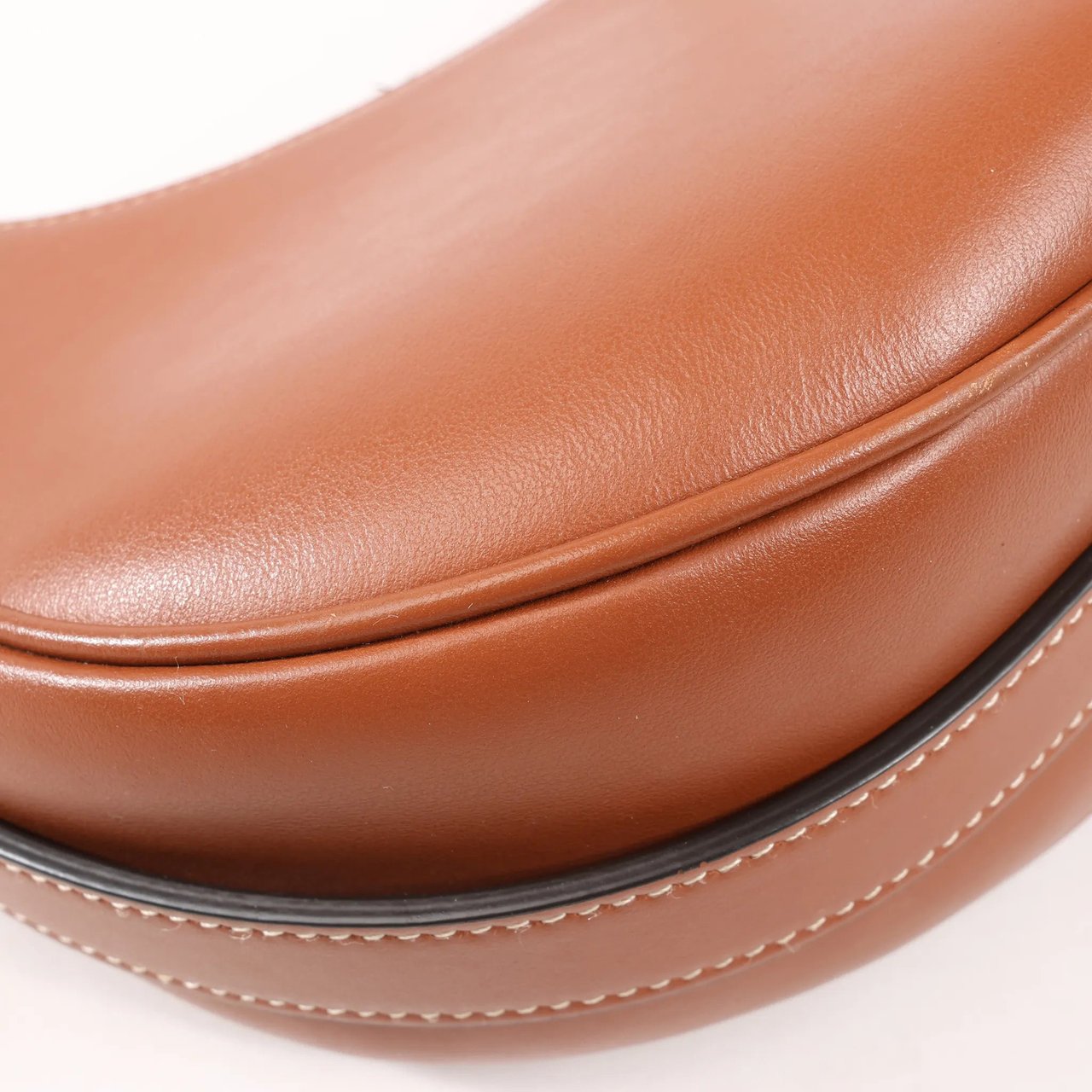 Celine CELINE Ava Leather Shoulder Bag in Brown Bruin