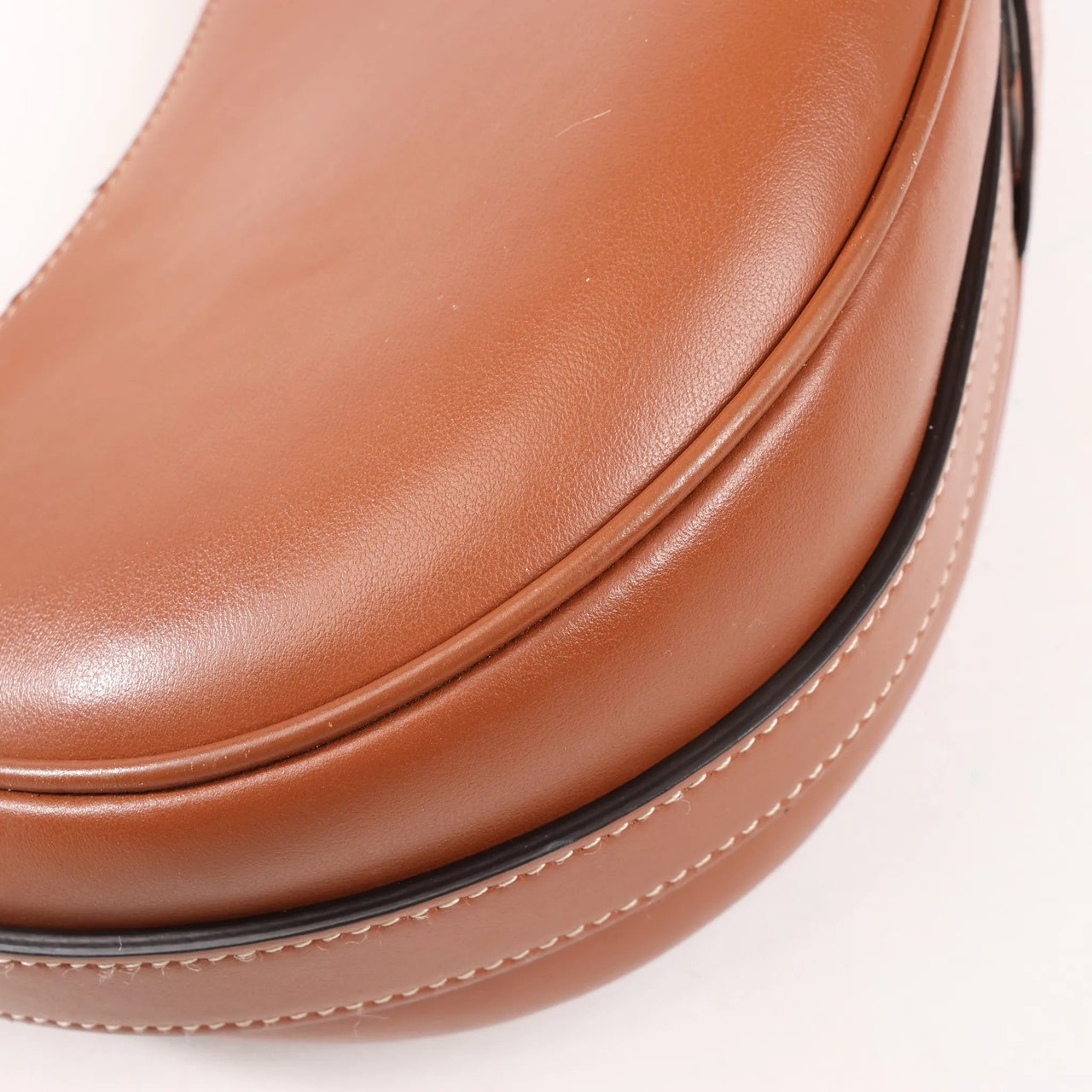 Celine CELINE Ava Leather Shoulder Bag in Brown Bruin