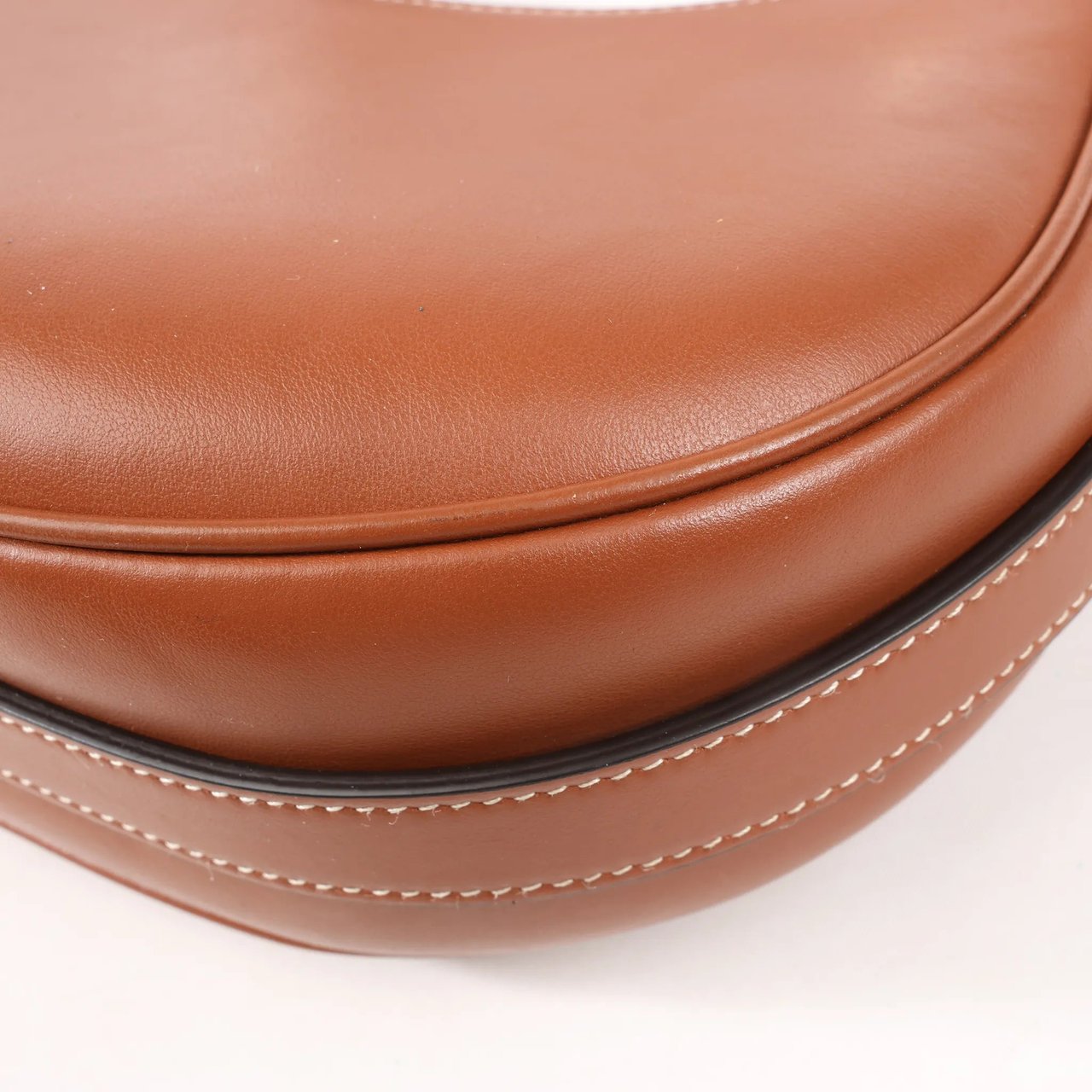 Celine CELINE Ava Leather Shoulder Bag in Brown Bruin