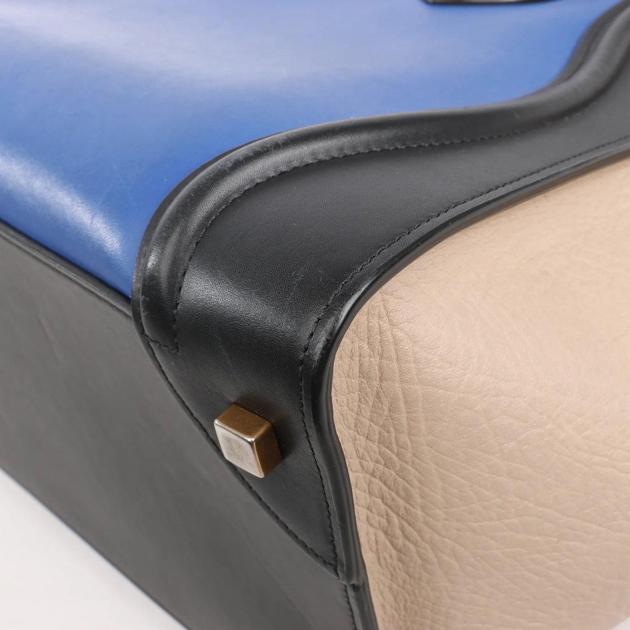 Celine Celine Luggage Mini Leather Handbag in Multicolor Divers