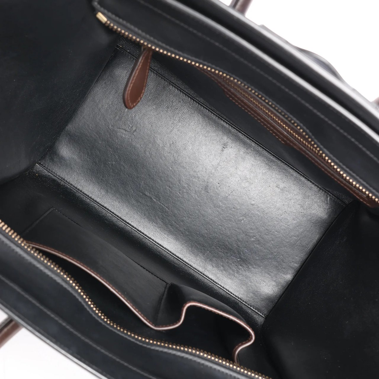 Celine Celine Luggage Mini Leather Handbag in Multicolor Divers