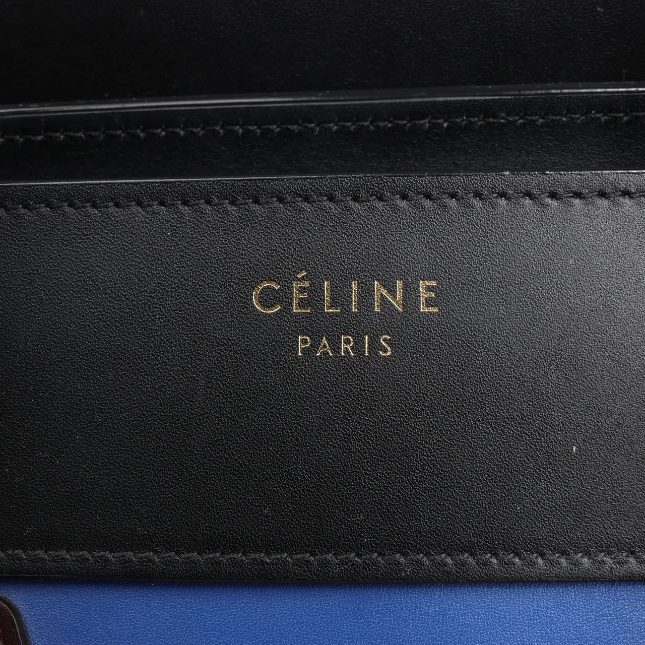Celine Celine Luggage Mini Leather Handbag in Multicolor Divers
