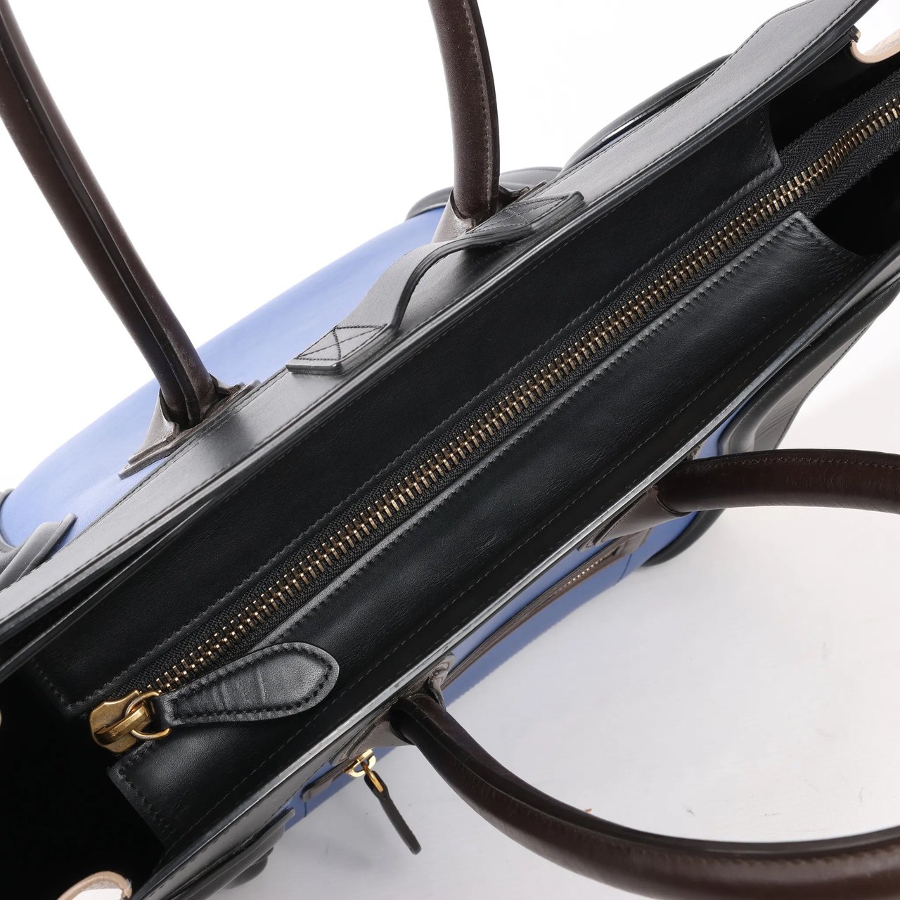 Celine Celine Luggage Mini Leather Handbag in Multicolor Divers