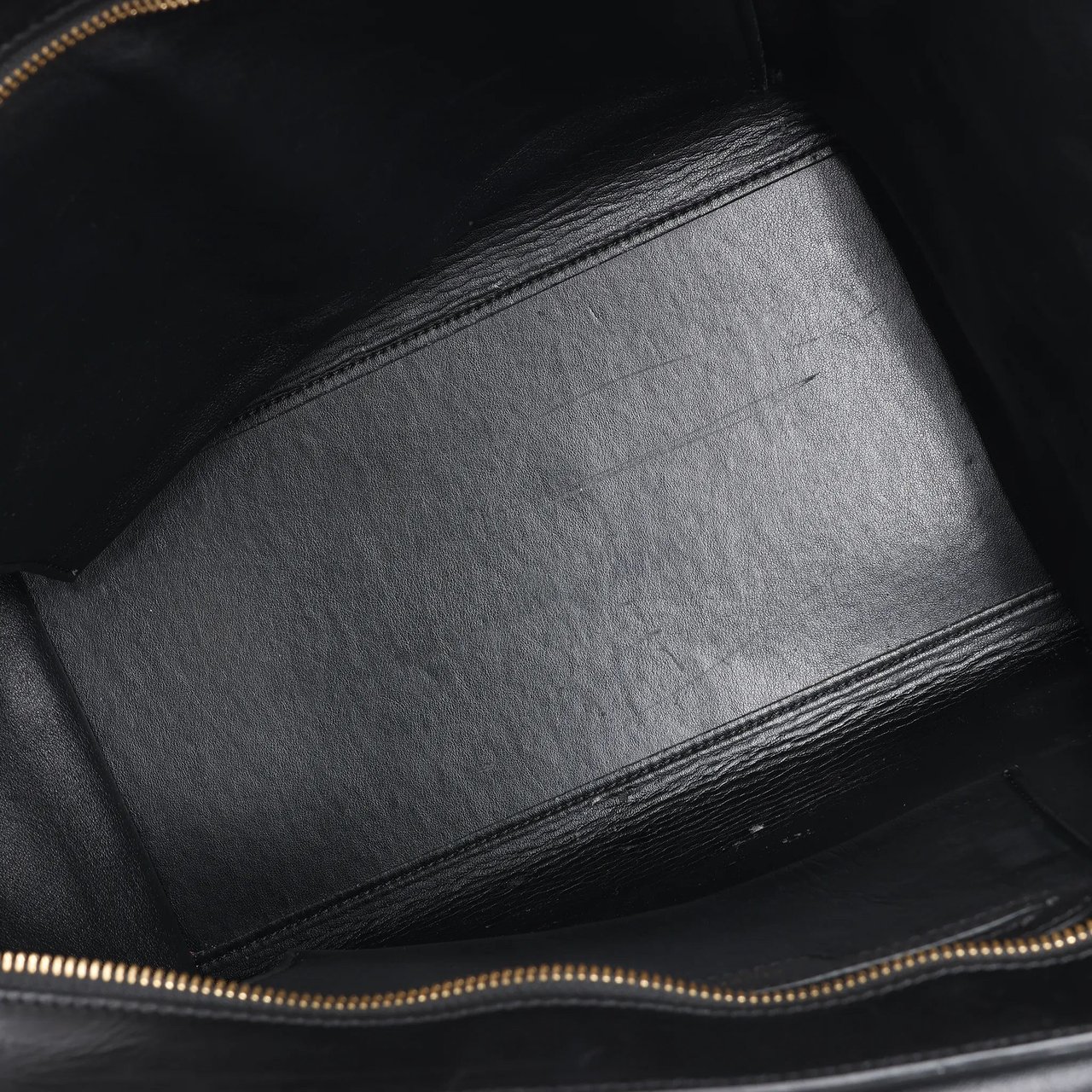 Celine CELINE Trapeze Leather x Suede 2Way Handbag in Black, Navy and Taupe Divers