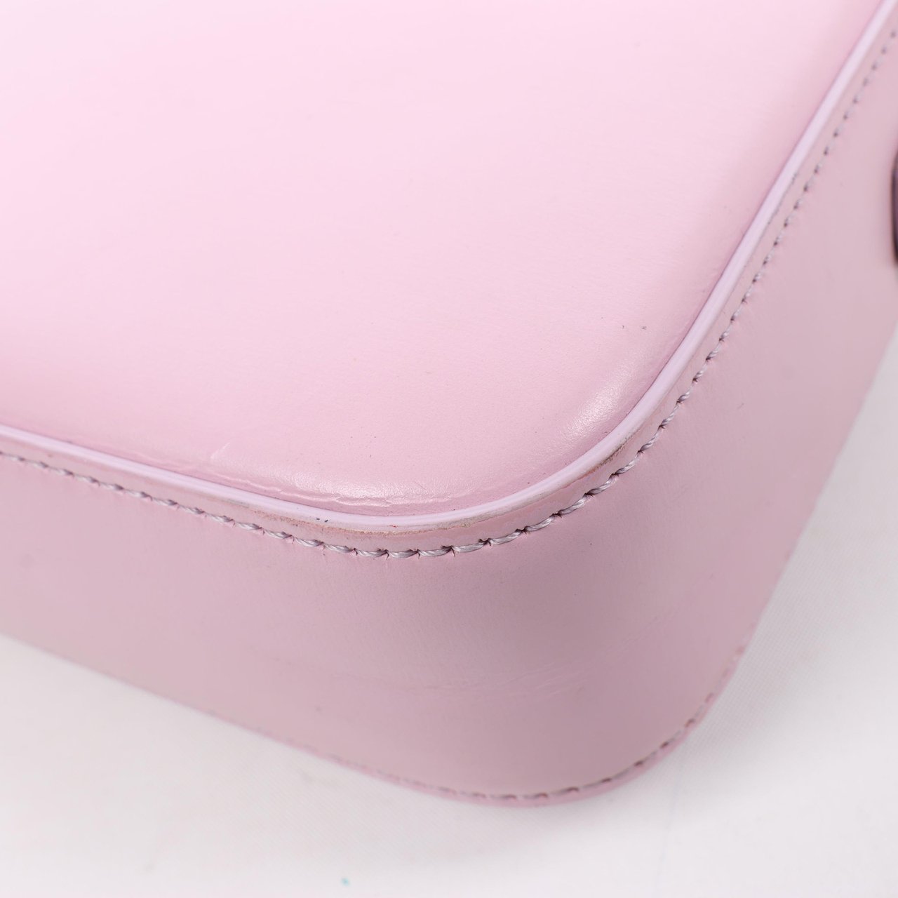 Celine Celine Triomphe Smooth Leather Small Shoulder Bag in Pink Roze