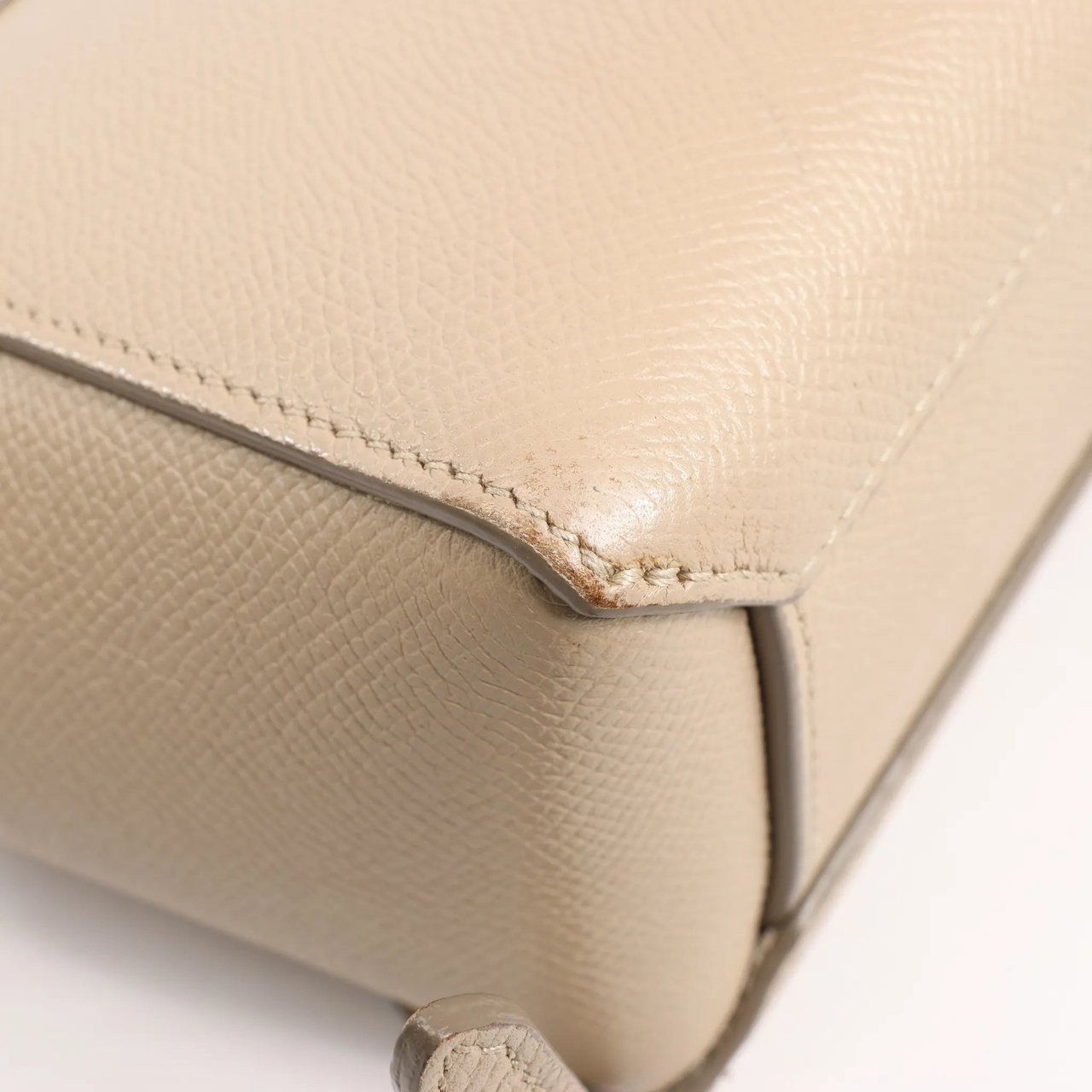 Celine Celine Belt Bag Pico Leather 2way Handbag in Beige Beige