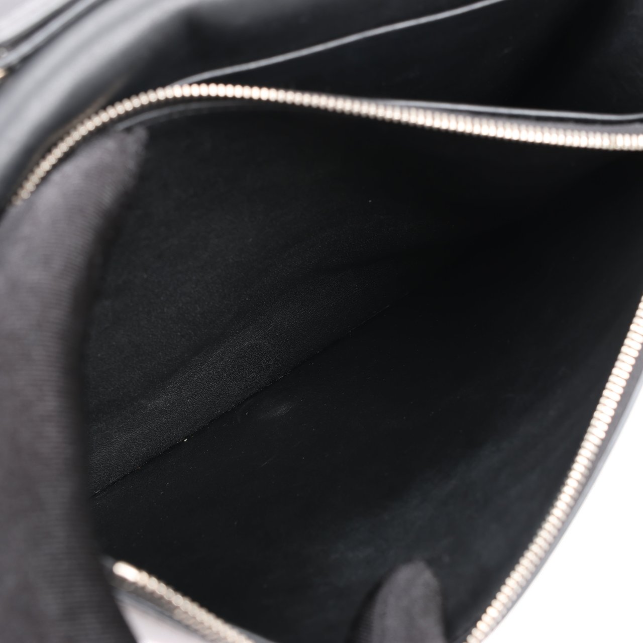 Celine Celine Frame Evening Leather Chain Shoulder Bag in Black × White Divers