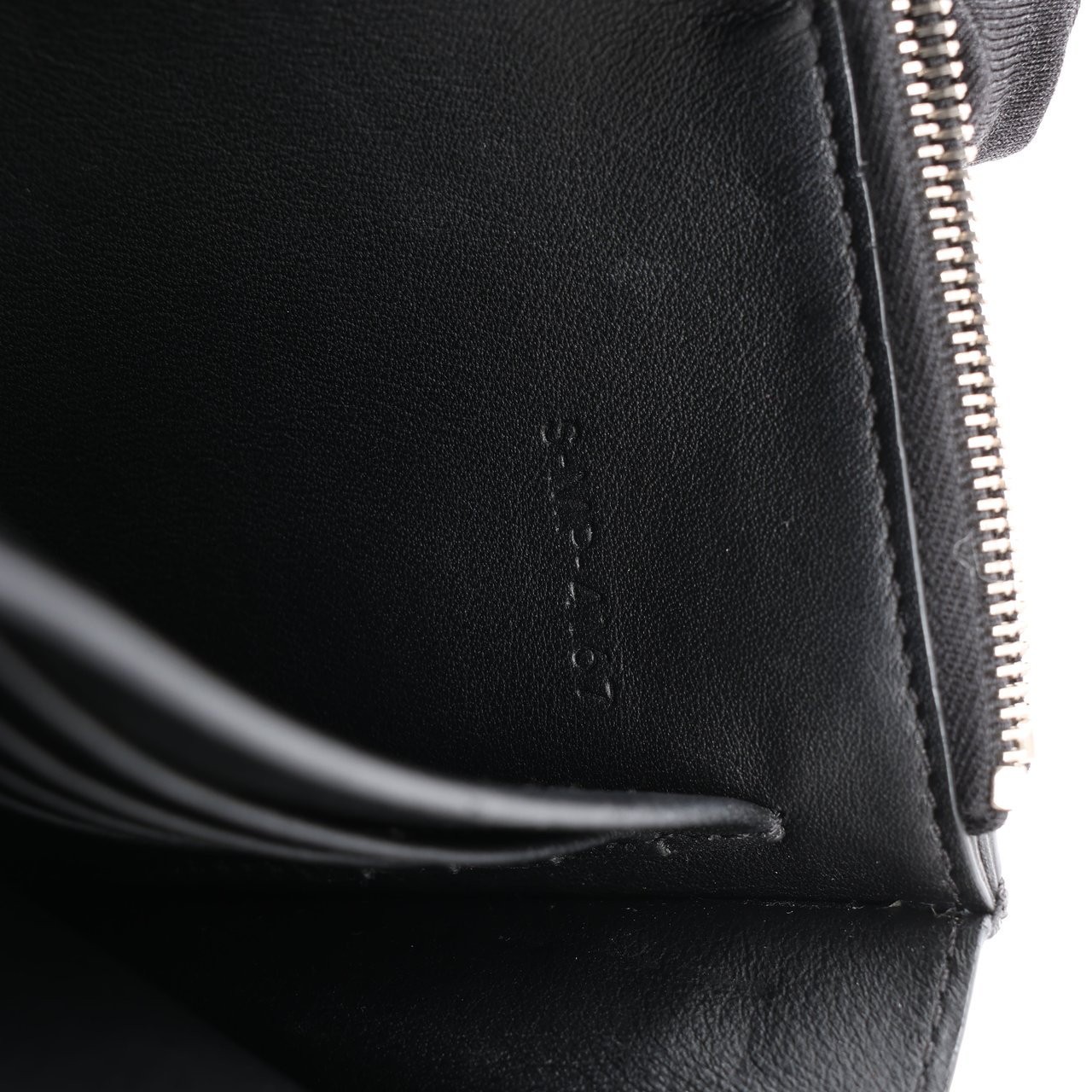 Celine Celine Frame Evening Leather Chain Shoulder Bag in Black × White Divers