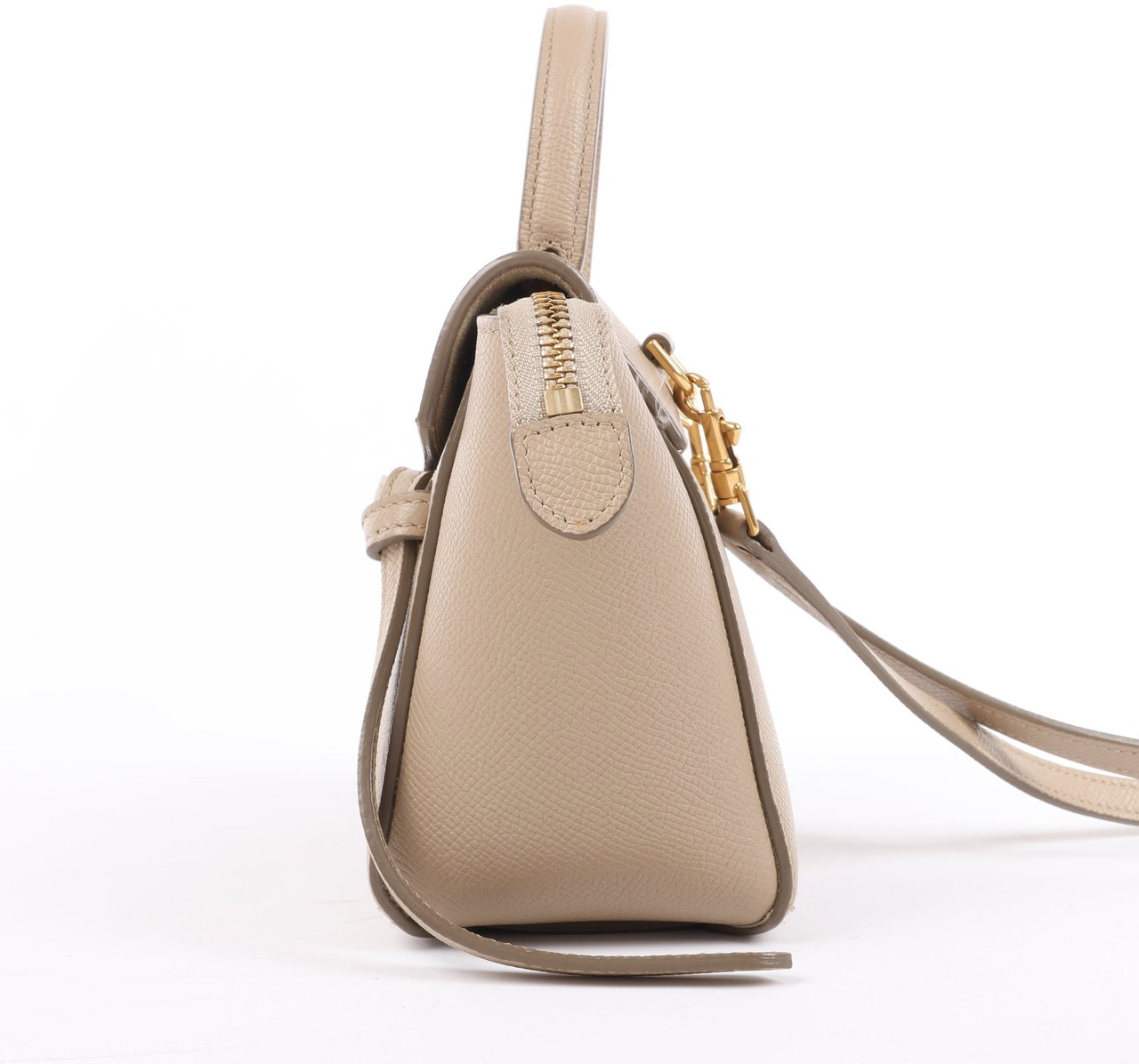 Celine Celine Belt Bag Pico Leather 2way Handbag in Beige Beige